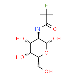 ChemSpider 2D Image | 2-Deoxy-2-[(trifluoroacetyl)amino]-beta-D-galactopyranose | C8H12F3NO6