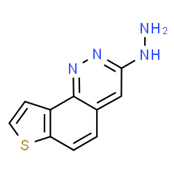 ChemSpider 2D Image | 3-Hydrazinothieno[2,3-h]cinnoline | C10H8N4S