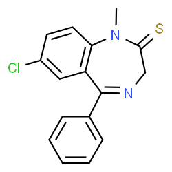 ChemSpider 2D Image | sulazepam | C16H13ClN2S