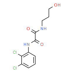 ChemSpider 2D Image | N-(2,3-Dichlorophenyl)-N'-(3-hydroxypropyl)ethanediamide | C11H12Cl2N2O3