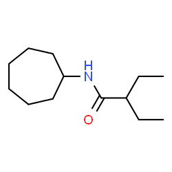 ChemSpider 2D Image | N-Cycloheptyl-2-ethylbutanamide | C13H25NO