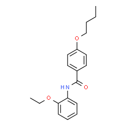 ChemSpider 2D Image | 4-Butoxy-N-(2-ethoxyphenyl)benzamide | C19H23NO3
