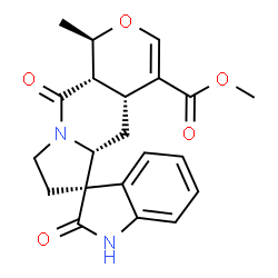 ChemSpider 2D Image | Methyl (3beta,15beta,19beta)-19-methyl-2,21-dioxoformosanan-16-carboxylate | C21H22N2O5
