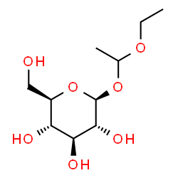 ChemSpider 2D Image | 1-Ethoxyethyl beta-D-glucopyranoside | C10H20O7