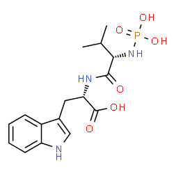 ChemSpider 2D Image | N-Phosphono-L-valyl-L-tryptophan | C16H22N3O6P