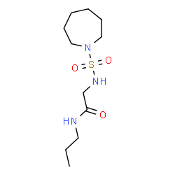 ChemSpider 2D Image | N~2~-(1-Azepanylsulfonyl)-N-propylglycinamide | C11H23N3O3S