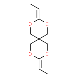 ChemSpider 2D Image | 3,9-Diethylidene-2,4,8,10-tetraoxaspiro[5.5]undecane | C11H16O4