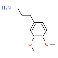 ChemSpider 2D Image | 3,4-Dimethoxybenzenepropanamine | C11H17NO2