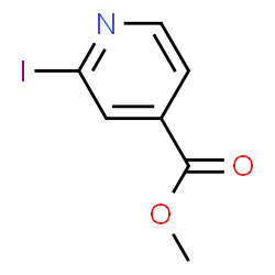 ChemSpider 2D Image | Methyl 2-iodoisonicotinate | C7H6INO2