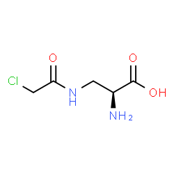 ChemSpider 2D Image | 3-[(Chloroacetyl)amino]-L-alanine | C5H9ClN2O3