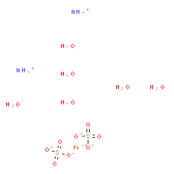 ChemSpider 2D Image | diammonium ferric disulfate hexahydrate | H20FeN2O14S2
