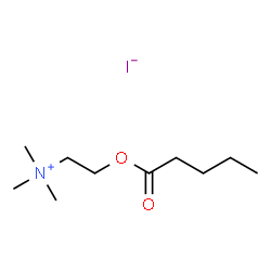 ChemSpider 2D Image | N,N,N-Trimethyl-2-(pentanoyloxy)ethanaminium iodide | C10H22INO2