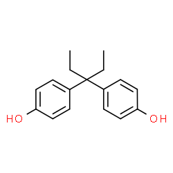 ChemSpider 2D Image | 4,4'-Pentane-3,3-diyldiphenol | C17H20O2