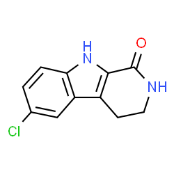 ChemSpider 2D Image | 6-CHLORO-2H,3H,4H,9H-PYRIDO[3,4-B]INDOL-1-ONE | C11H9ClN2O