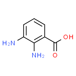 ChemSpider 2D Image | 2,3-Diaminobenzoic acid | C7H8N2O2