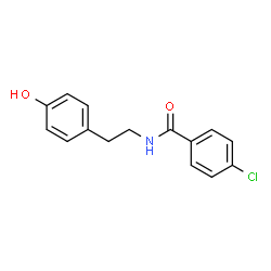 ChemSpider 2D Image | N-(4-Chlorobenzoyl)tyramine | C15H14ClNO2