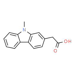 ChemSpider 2D Image | (9-methylcarbazol-2-yl)acetic acid | C15H13NO2