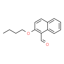 ChemSpider 2D Image | 2-Butoxy-1-naphthaldehyde | C15H16O2