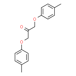 ChemSpider 2D Image | 1,3-Bis(4-methylphenoxy)acetone | C17H18O3