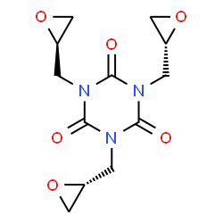 ChemSpider 2D Image | (R,R,R)-Triglycidyl Isocyanurate | C12H15N3O6
