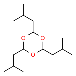 ChemSpider 2D Image | 2,4,6-Triisobutyl-1,3,5-trioxane | C15H30O3