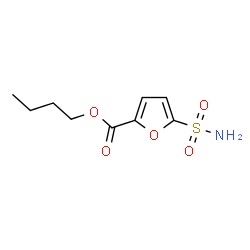 ChemSpider 2D Image | Butyl 5-sulfamoyl-2-furoate | C9H13NO5S