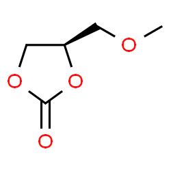 ChemSpider 2D Image | (R)-4-(Methoxymethyl)-1,3-dioxolan-2-one | C5H8O4