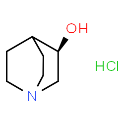 ChemSpider 2D Image | (R)-(−)-3-Quinuclidinol hydrochloride | C7H14ClNO