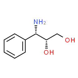 ChemSpider 2D Image | (2R,3S)-3-Amino-3-phenyl-1,2-propanediol | C9H13NO2