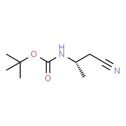 ChemSpider 2D Image | 3-N-Boc-(S)-amino butyronitrile | C9H16N2O2