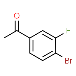 ChemSpider 2D Image | 3-Fluoro-4-bromo-acetophenone | C8H6BrFO
