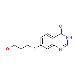 ChemSpider 2D Image | 7-(2-Hydroxyethoxy)-4(1H)-quinazolinone | C11H12N2O3