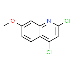 ChemSpider 2D Image | 2,4-Dichloro-7-methoxyquinoline | C10H7Cl2NO