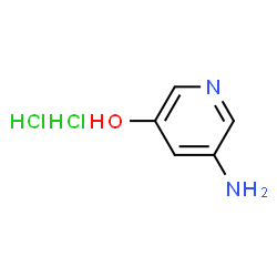 ChemSpider 2D Image | 5-Amino-3-pyridinol dihydrochloride | C5H8Cl2N2O