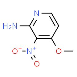 ChemSpider 2D Image | 4-Methoxy-3-nitro-2-pyridinamine | C6H7N3O3