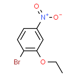 ChemSpider 2D Image | 1-Bromo-2-ethoxy-4-nitrobenzene | C8H8BrNO3