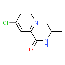 ChemSpider 2D Image | 4-Chloro-N-isopropyl-2-pyridinecarboxamide | C9H11ClN2O