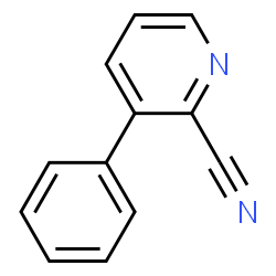 ChemSpider 2D Image | 2-Cyano-3-phenylpyridine | C12H8N2