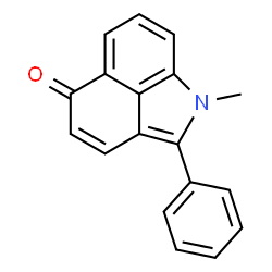 ChemSpider 2D Image | 1-methyl-2-phenylbenz[cd]indol-5(1h)-one | C18H13NO