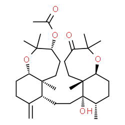 ChemSpider 2D Image | 3-epi-sodwanone K 3-acetate | C32H52O6