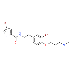 ChemSpider 2D Image | dispyrin | C18H23Br2N3O2