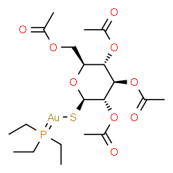 ChemSpider 2D Image | auranofin | C20H34AuO9PS