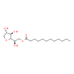 ChemSpider 2D Image | Sorbitan, monododecanoate | C18H34O6