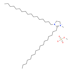 ChemSpider 2D Image | 1,2-Diheptadecyl-3-methyl-4,5-dihydro-1H-imidazol-3-ium methyl sulfate | C39H80N2O4S
