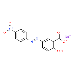 ChemSpider 2D Image | ALIZARINE YELLOW R SODIUM | C13H8N3NaO5