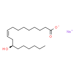 ChemSpider 2D Image | Sodium ricinoleate | C18H33NaO3