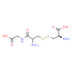 ChemSpider 2D Image | L-Cysteinylglycine disulfide | C8H15N3O5S2