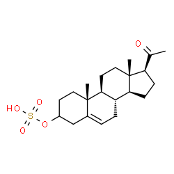 ChemSpider 2D Image | 20-Oxopregn-5-en-3-yl hydrogen sulfate | C21H32O5S