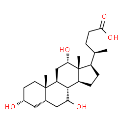 ChemSpider 2D Image | ursocholic acid | C24H40O5