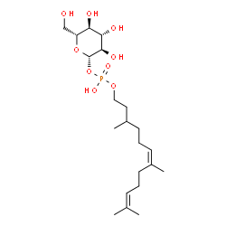 ChemSpider 2D Image | Dolichyl b-D-glucosyl phosphate | C21H39O9P